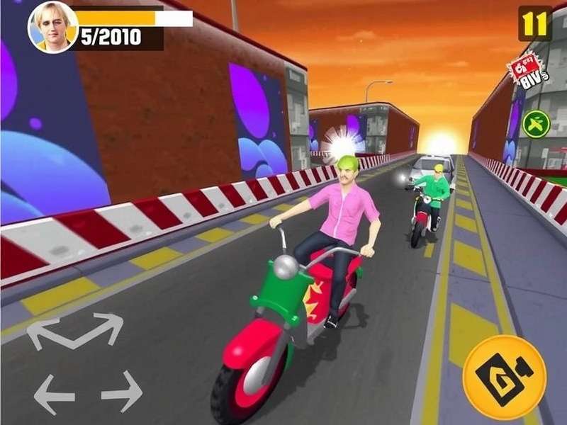 Rickshaw Blaze Run Quickster Game Screenshot